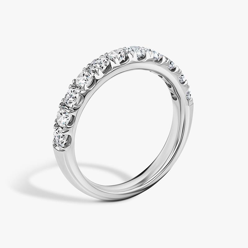 New Earth Lab Diamond Anniversary Band 1 ctw (sterling silver)